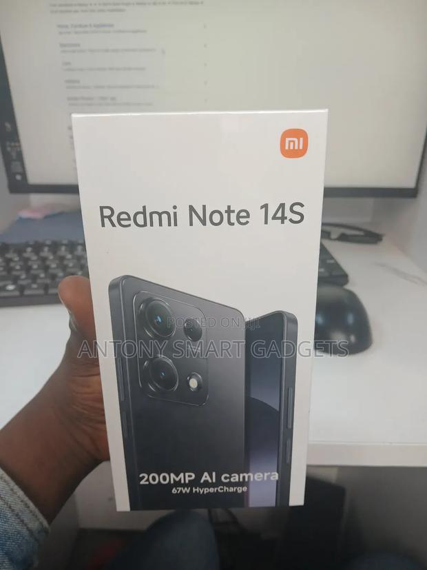 New Xiaomi Redmi Note 14S 256 GB Black