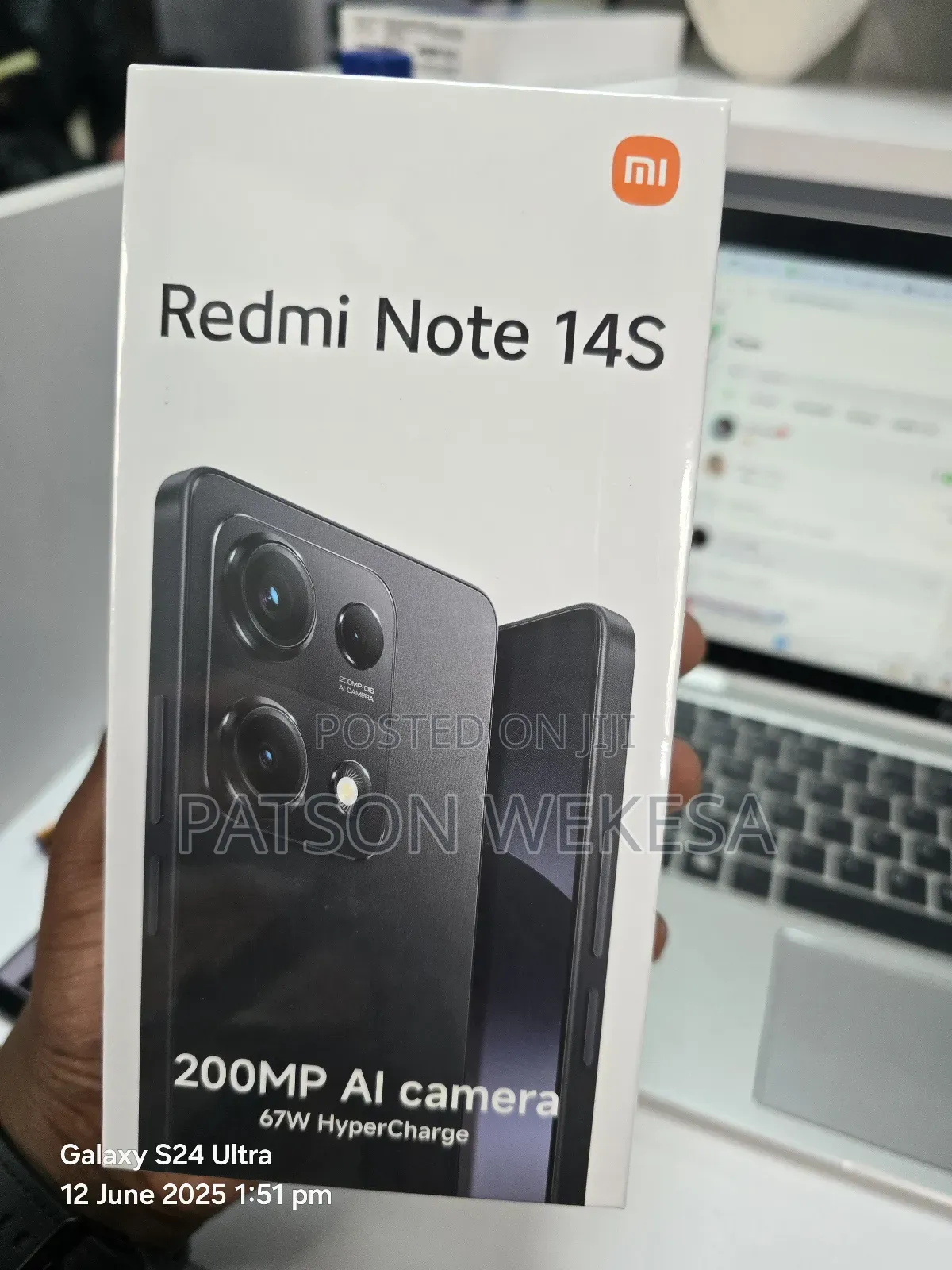 New Xiaomi Redmi Note 14S 256 GB Black