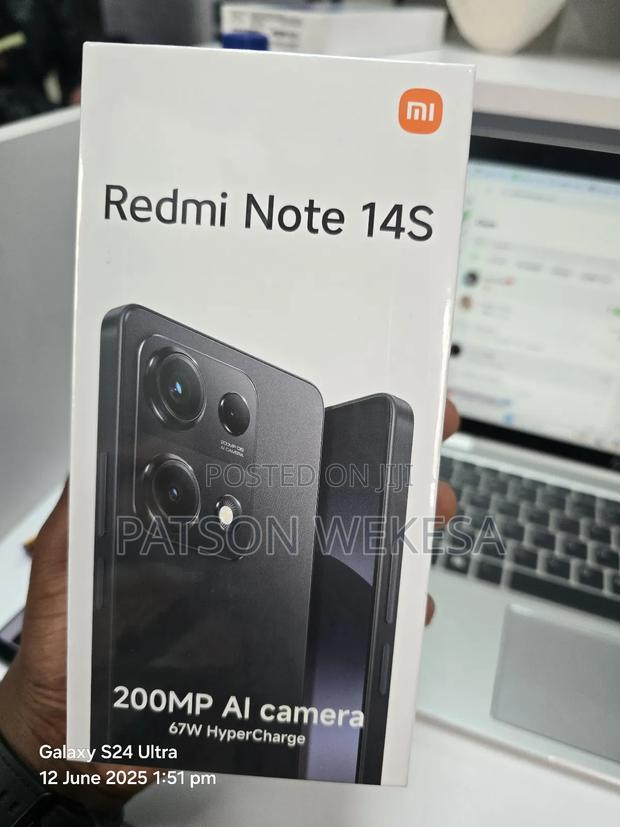 New Xiaomi Redmi Note 14S 256 GB Black - main view