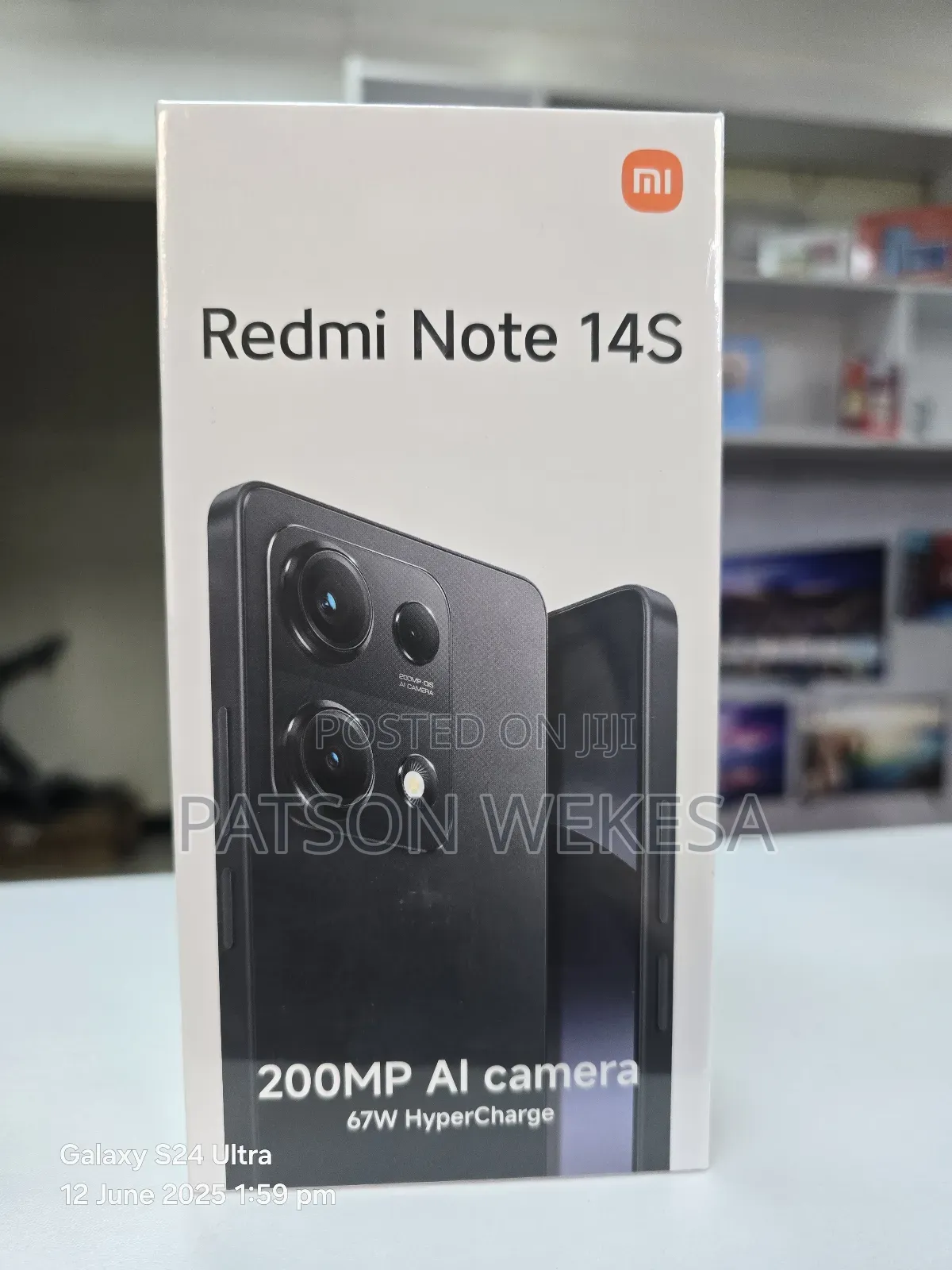 New Xiaomi Redmi Note 14S 256 GB Black