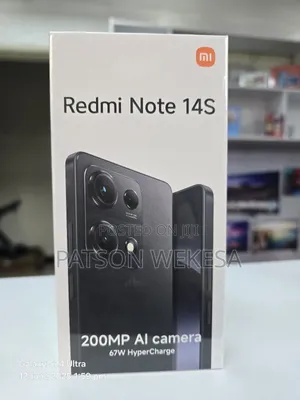 New Xiaomi Redmi Note 14S 256 GB Black