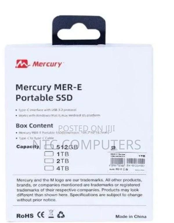 Mercury Portable SSD 2tb RGB - Usb3.2,Typec - main view