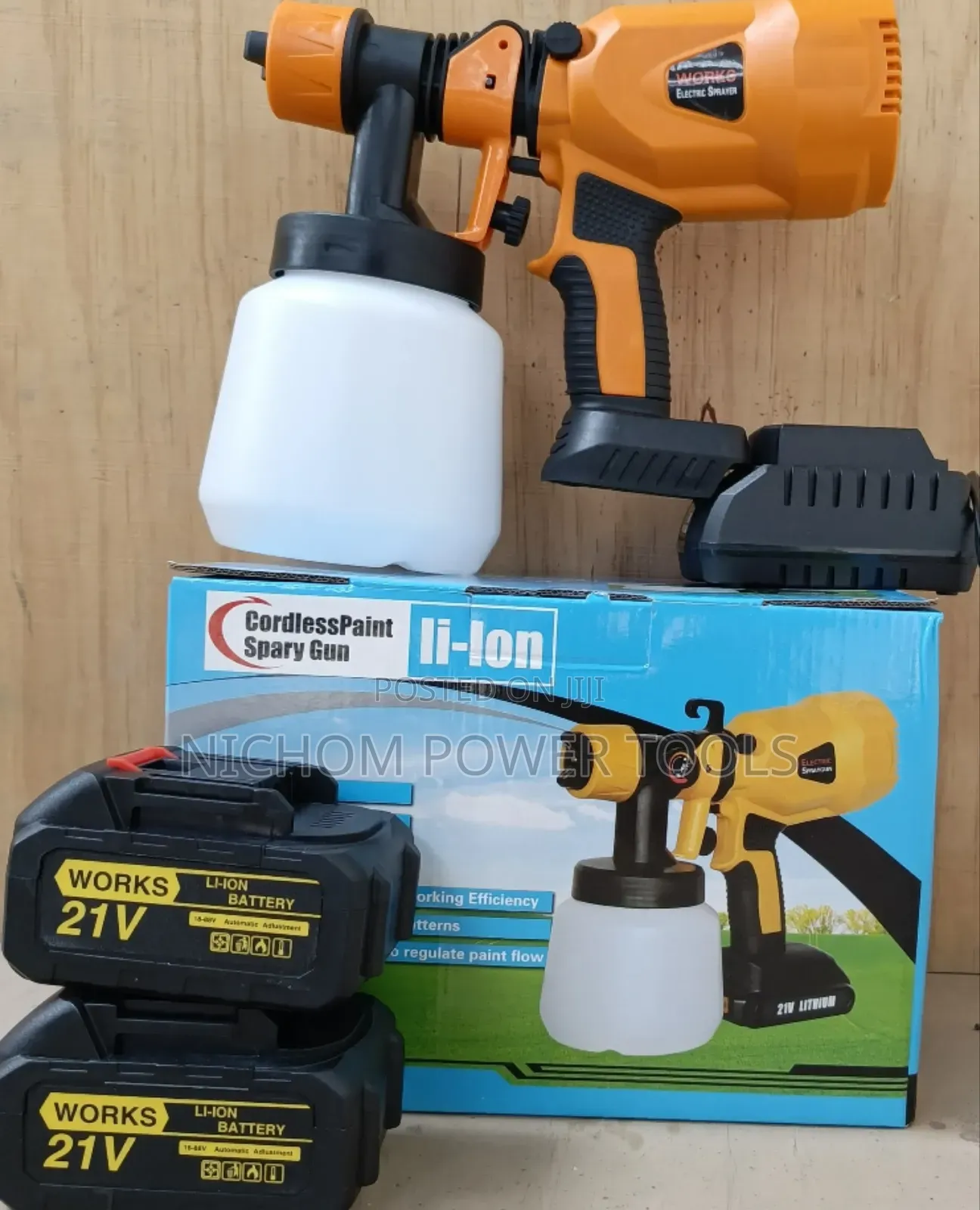 21v Cordless Paint Spray Gun/Cordless Paint Sprayer