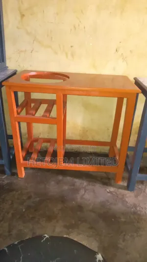 Wooden Gas Tables-With Cylinder Hole-Strong Neat Finish