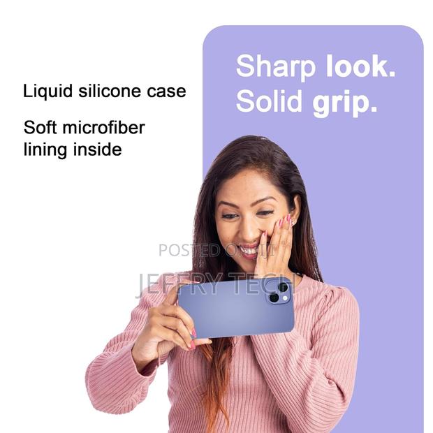 Asics Liquid Silicone Case for iPhone 14 Soft Lining Inside - thumbnail 2