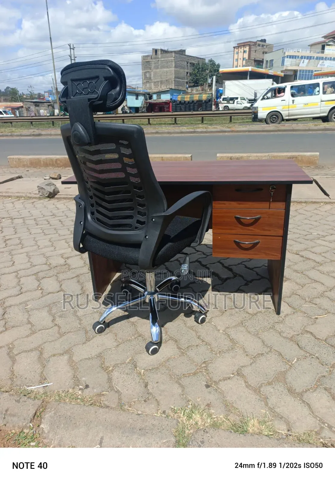 Headrest Office Chairs and Office Desk/Home Desk Available