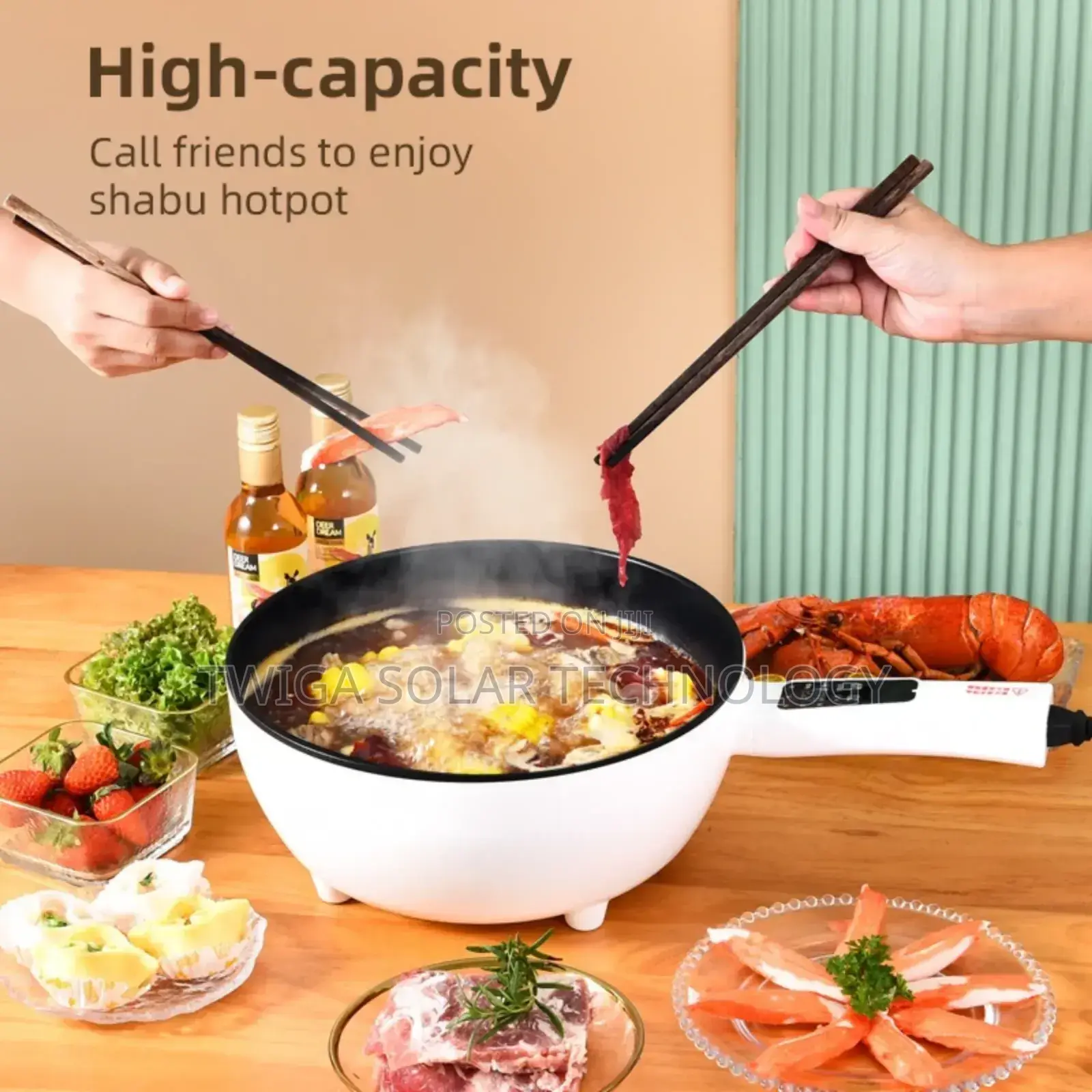 Electric Multifunction Cooking Wok