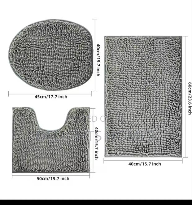 Fluffy Toilet Mats_nje - thumbnail 2