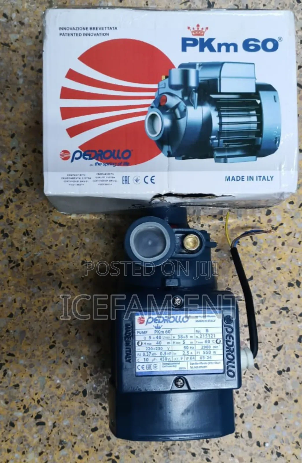 Pedrollo 0.5hp Water Pump/ Water Pump