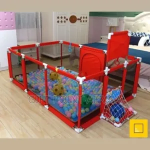 Spacious Kids' Playpen/Fence With Ball Pit And Toy Storage