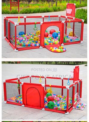 Spacious Kids' Playpen/Fence With Ball Pit And Toy Storage - thumbnail 2