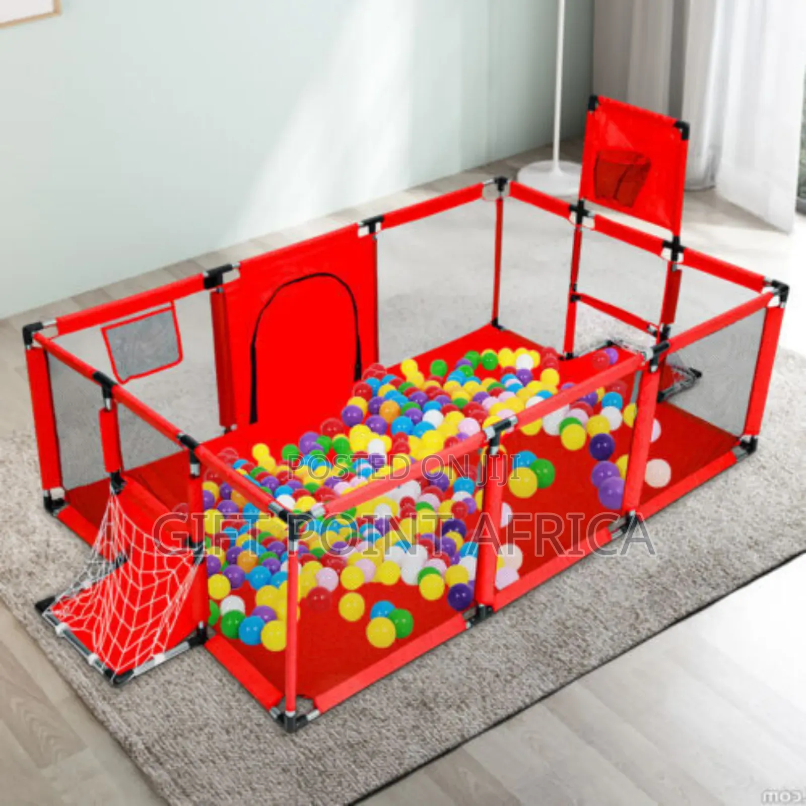 Red  Kids And Toddler Playpen/Fence