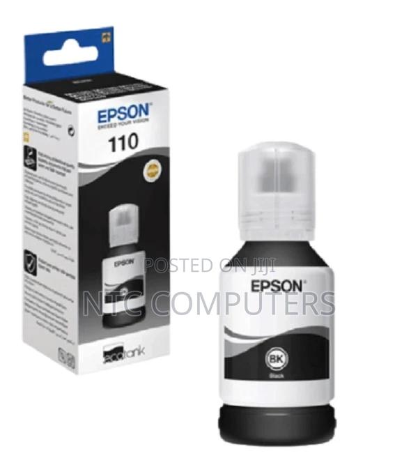 Epson 110 Xl 120ml Ecotank Pigment Black Ink Bottle