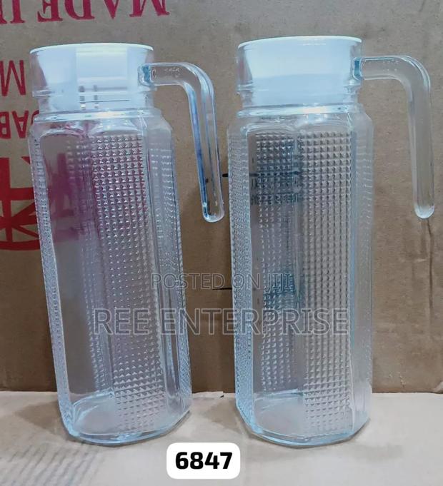 Restocked Classic Water Jug Capacity Material Glass