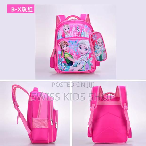 Girls Cartoon Themed School Bag - main view