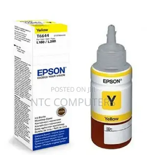 Epson T6644 Ecotank Yellow Ink Bottle 70.0 Ml