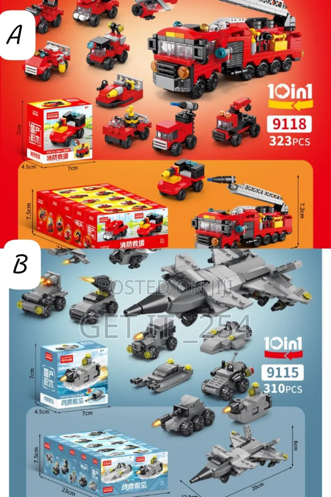 *Mini Lego Sets*

♦Educational 
♦10 In 1  Design
♦Nonllll