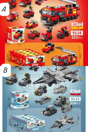*Mini Lego Sets*

♦Educational 
♦10 In 1  Design
♦Nonllll