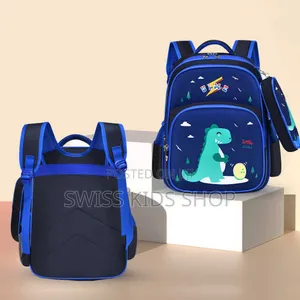 Dinosaur Themed School Bag for Grade 1,2, and 2 Kids