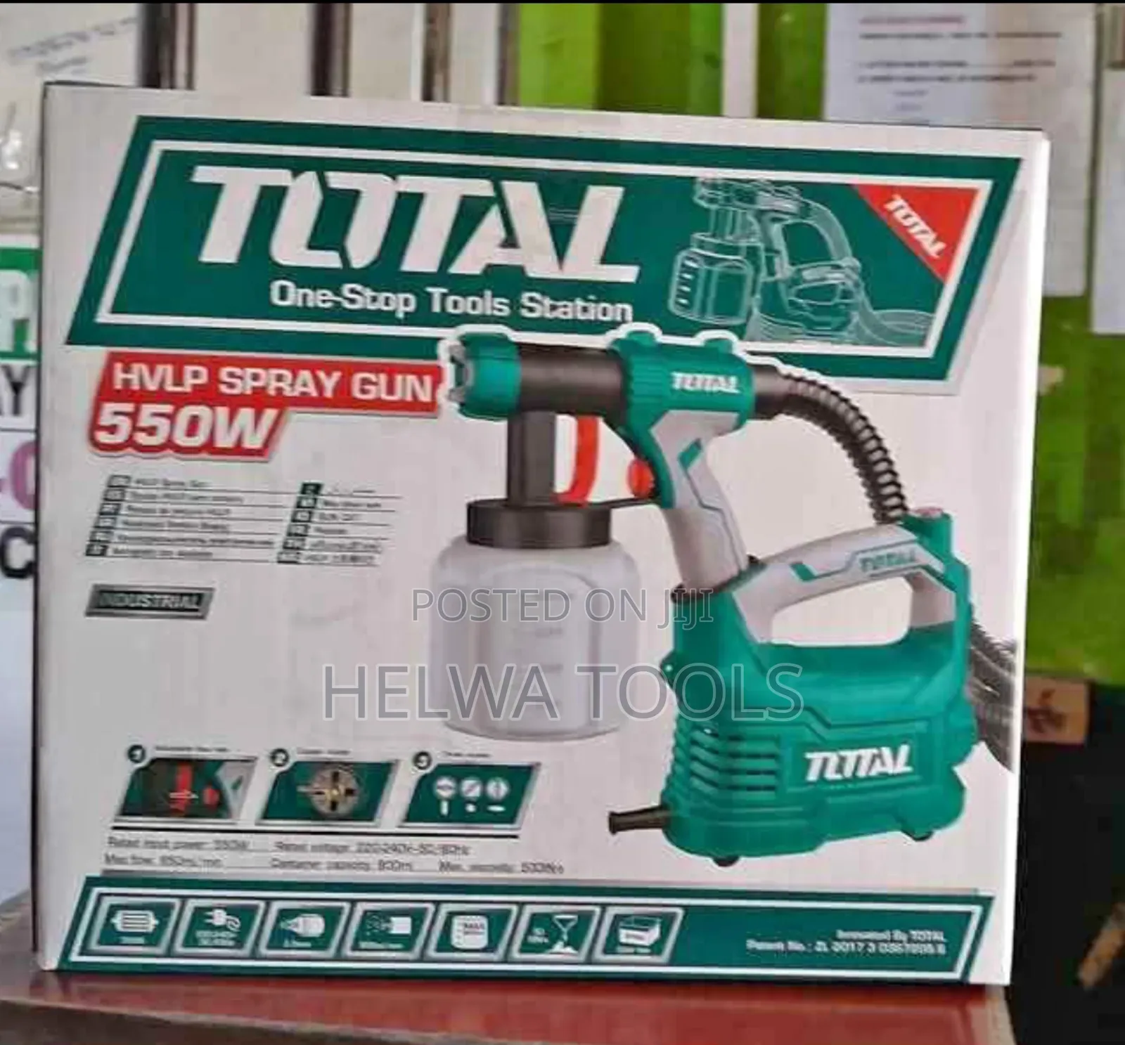 Electric Spray Gun 550 Watts