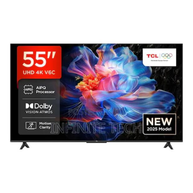 Tcl 55 Inch 4k Smart Tv Google Tv 55v6c – 2025 Model