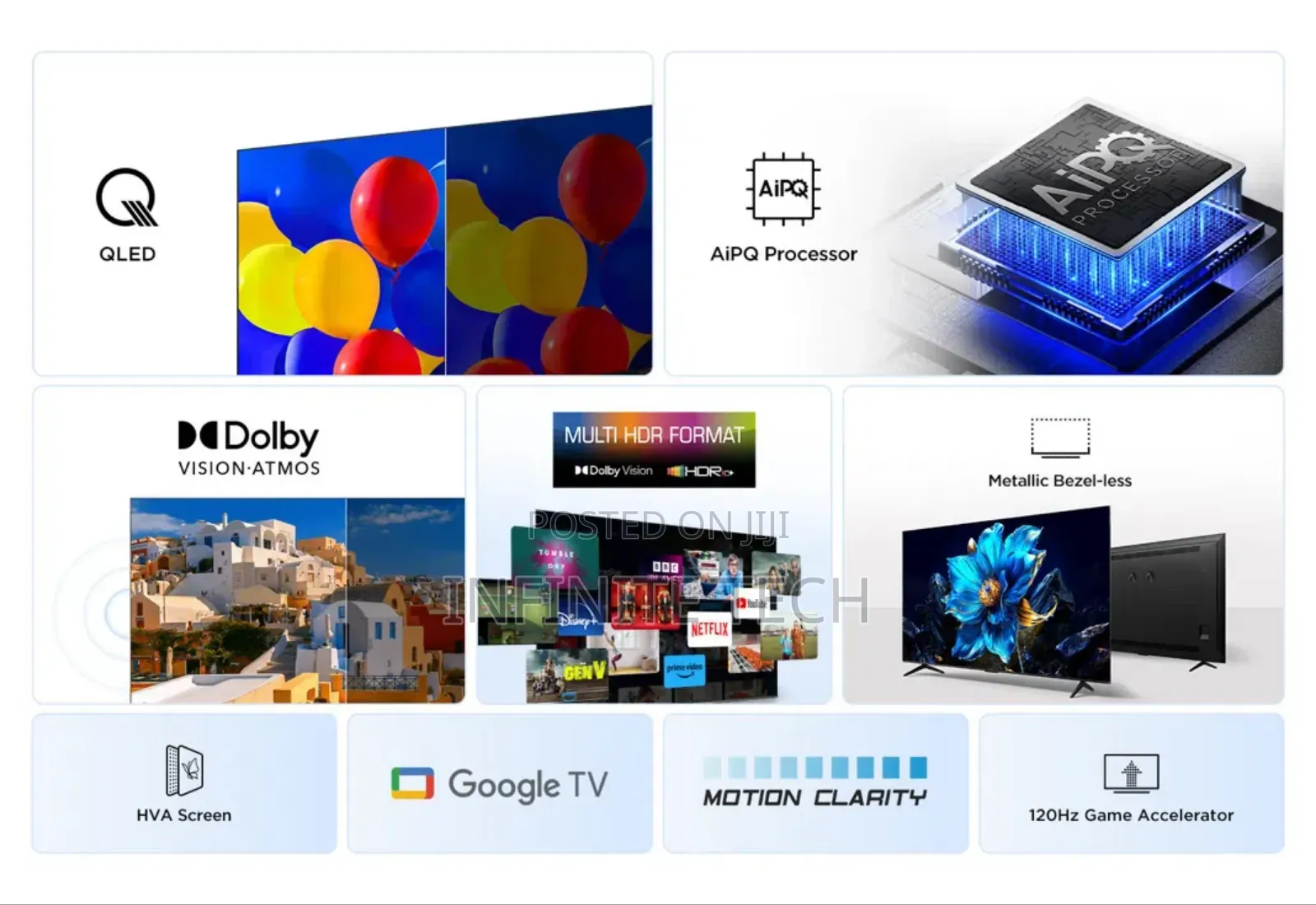 Tcl 55 Inch 4k Qled Google Tv 55p7k