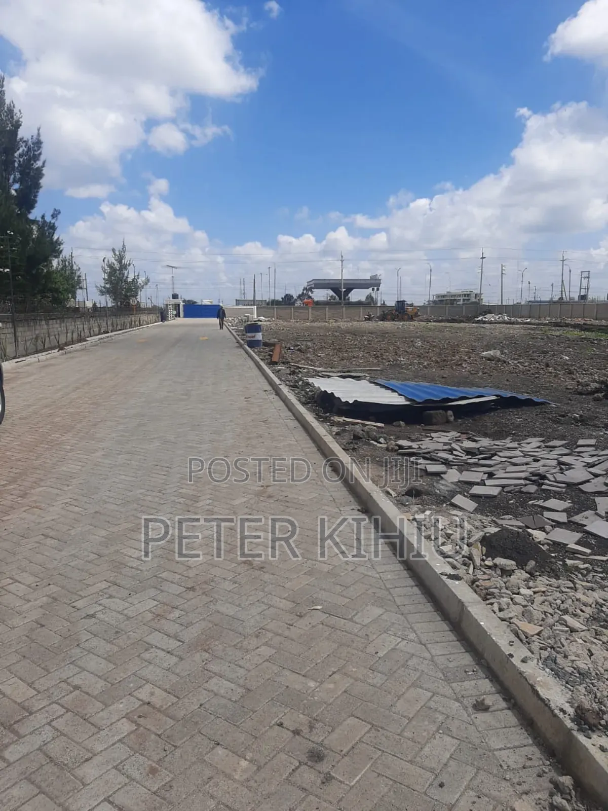 Mombasa Road 2ac Backfilled Plot Touching the Road to Lease
