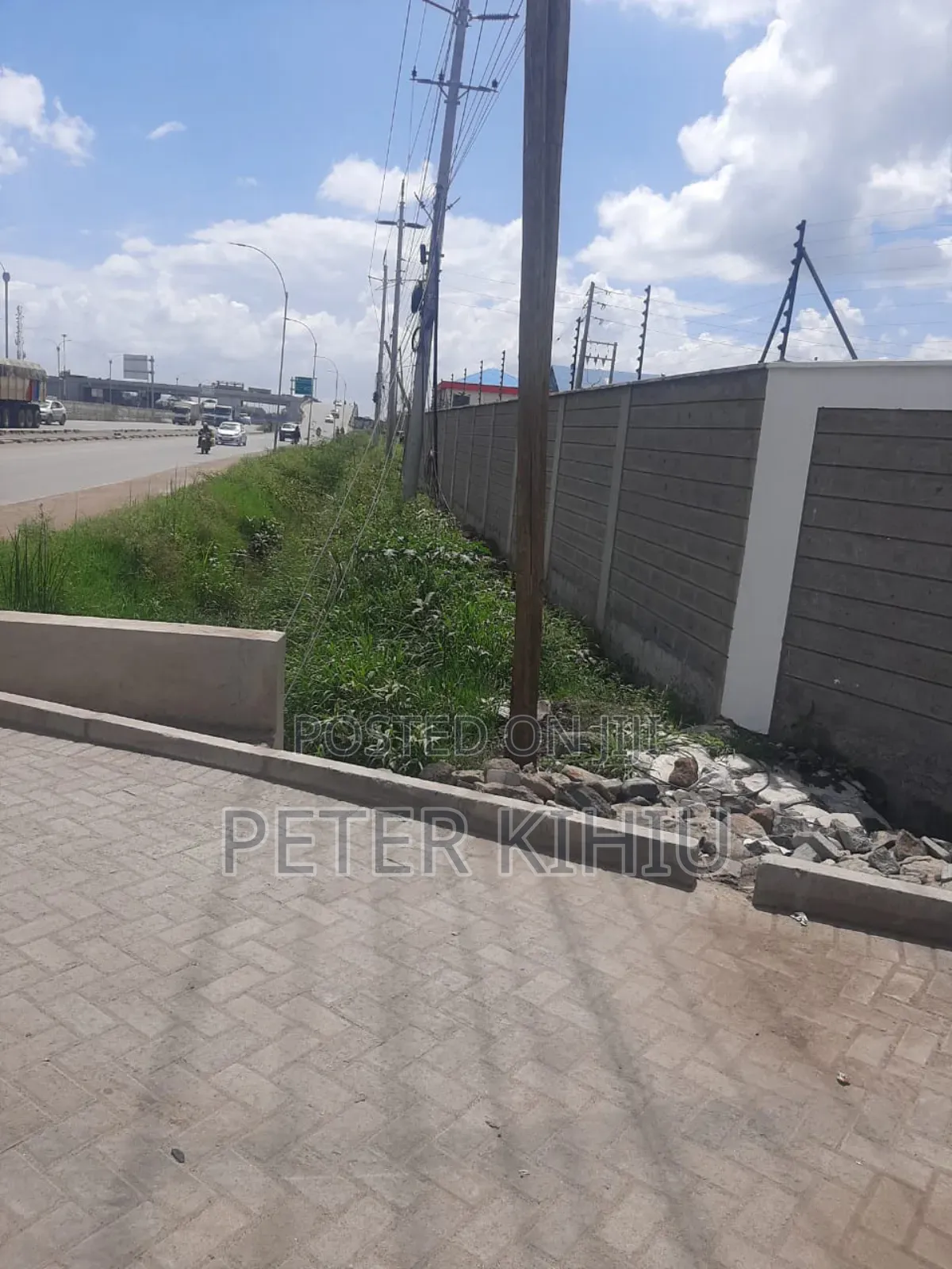 Mombasa Road 2ac Backfilled Plot Touching the Road to Lease