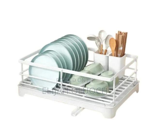 All in 1 Over Sink Kitchen Rack Dish Drainer - thumbnail 2