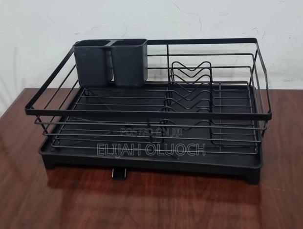 All in 1 Over Sink Kitchen Rack Dish Drainer - thumbnail 4