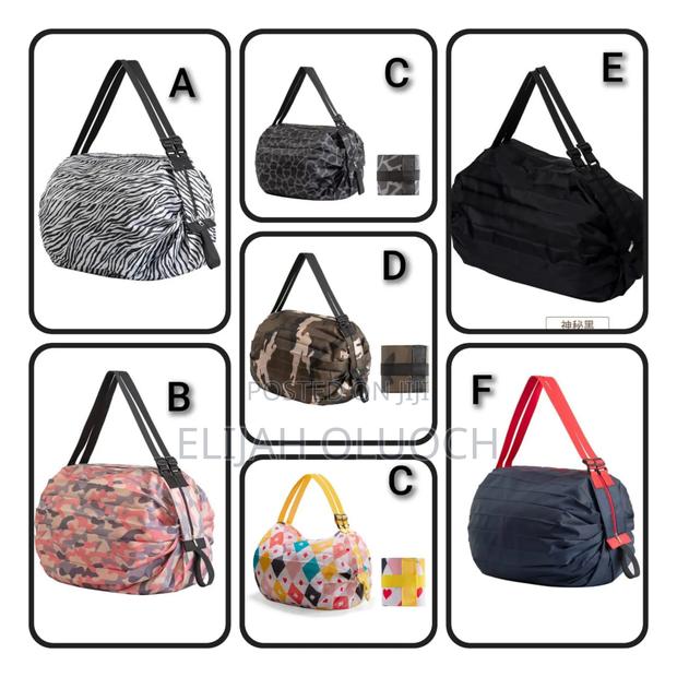 Durable Reusable Roll Up Shopping Bag - main view