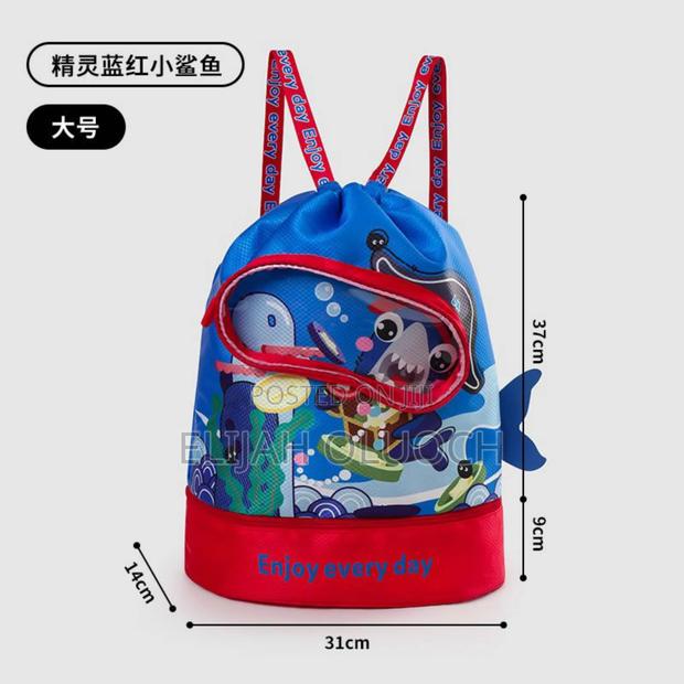 Cute Cartoon Drawstring Waterproof Swimming Bag/Gymbag - thumbnail 3