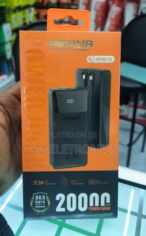 20000mah 22.5w Super Fast Amaya Apw-13 Power Bank