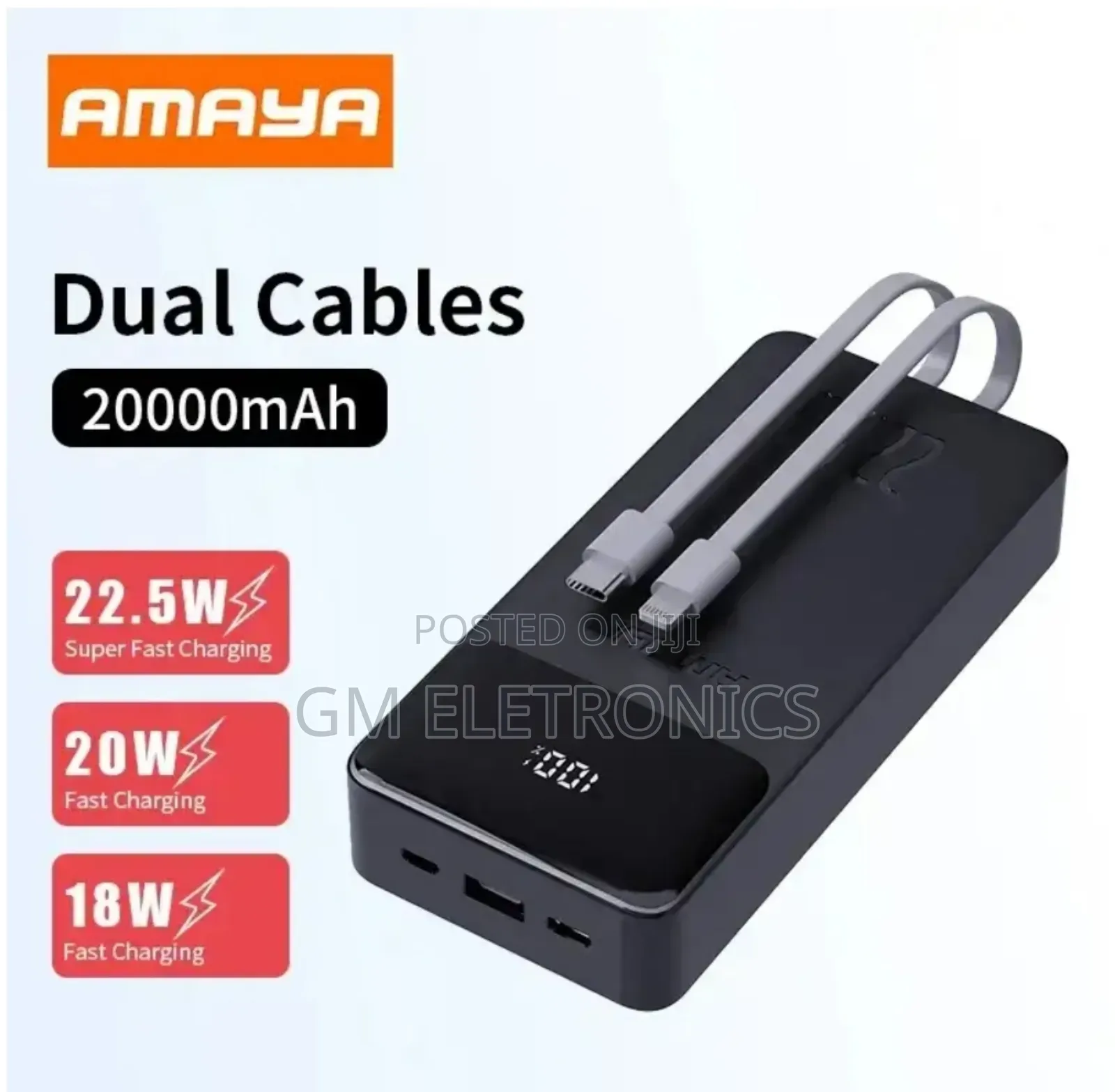 20000mah 22.5w Super Fast Amaya Apw-13 Power Bank