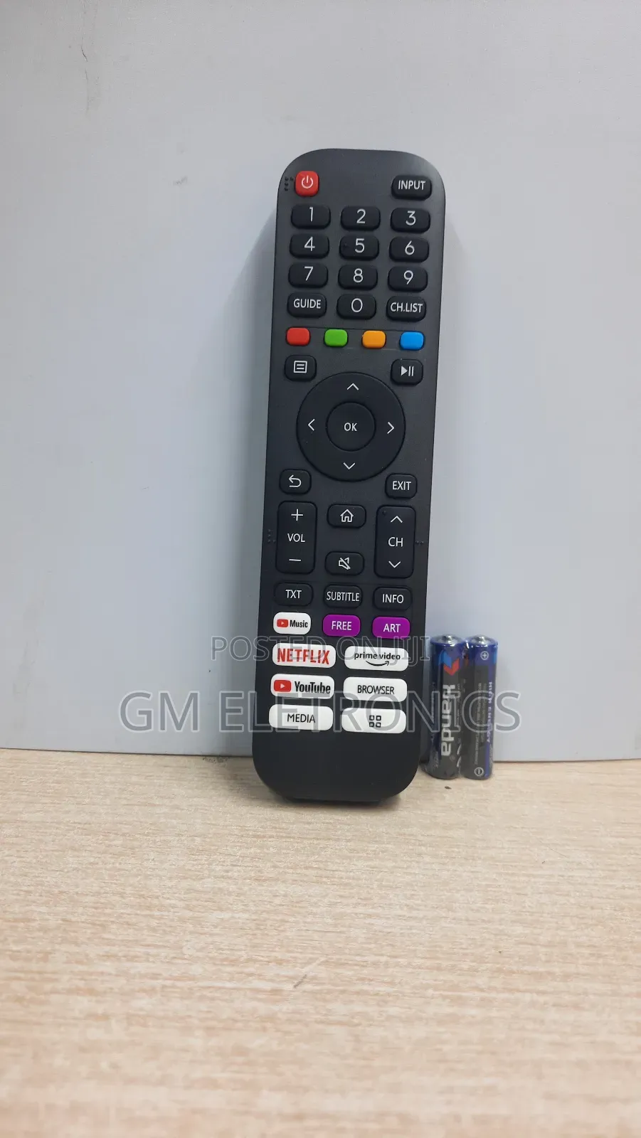 Original Replacement Remote-Hisense Vision+ Vidaa Smart Tv