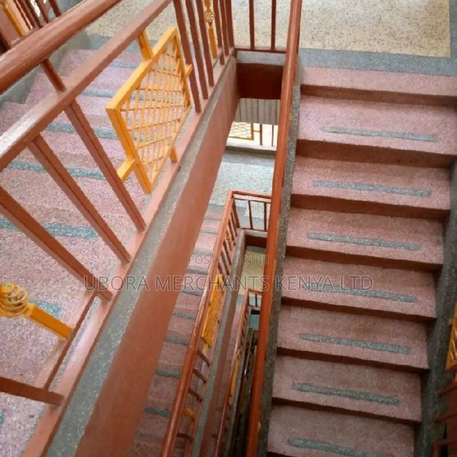 Residential Rooftop, Corridor Stairs Terazzo Flooring