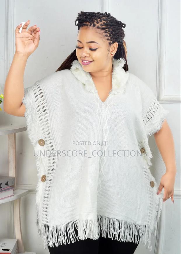 Classy Plus Size Fitting Ponchos - main view