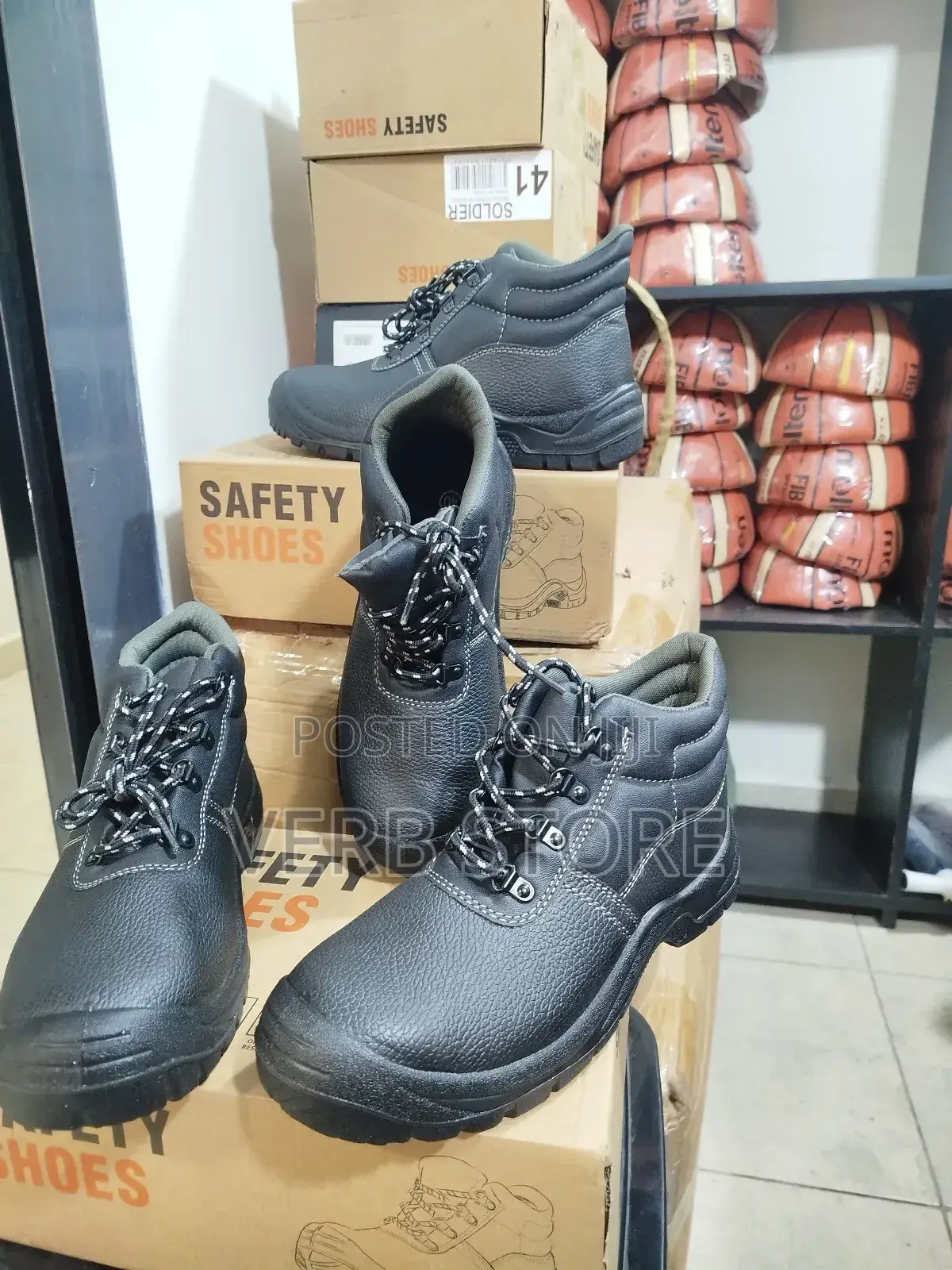 High Quality Calzado Safety Boots//Pure Leather