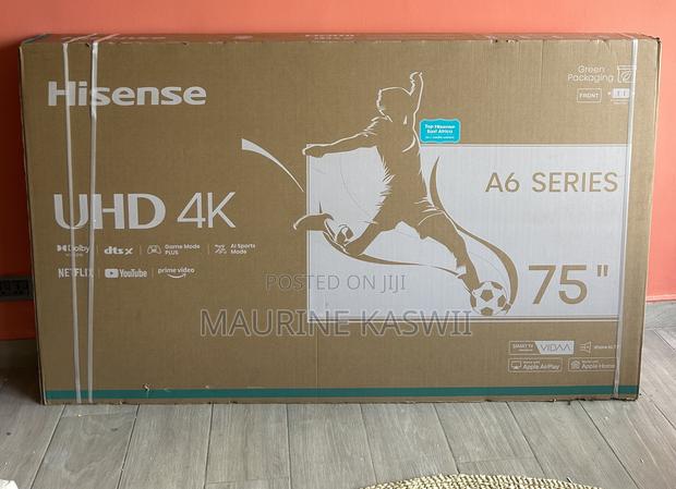 Hisense 75” Inch Uhd Smart Frameless 65a6n - thumbnail 2