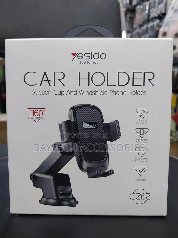 Yesido Suction Cup Retractable Adjustable Car Phone Holder
