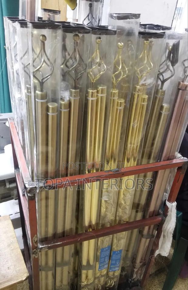 Generic 2m Single Adjustable Chinese Curtain Rods - main view