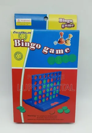 Small Bingo Size.
Four in a Row Win.