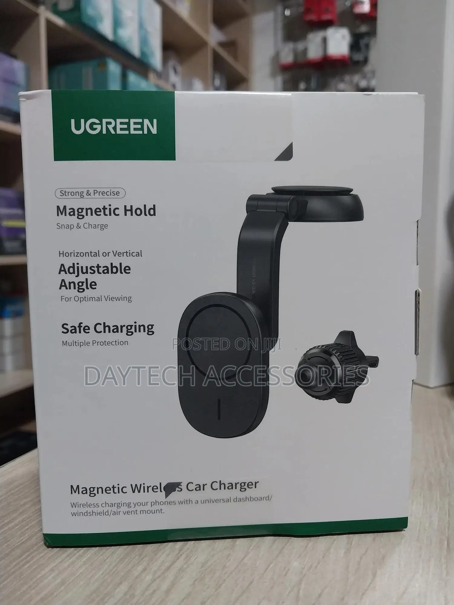 Ugreen Waterfall-Shaped Car Mobile Holder With Suction Cup