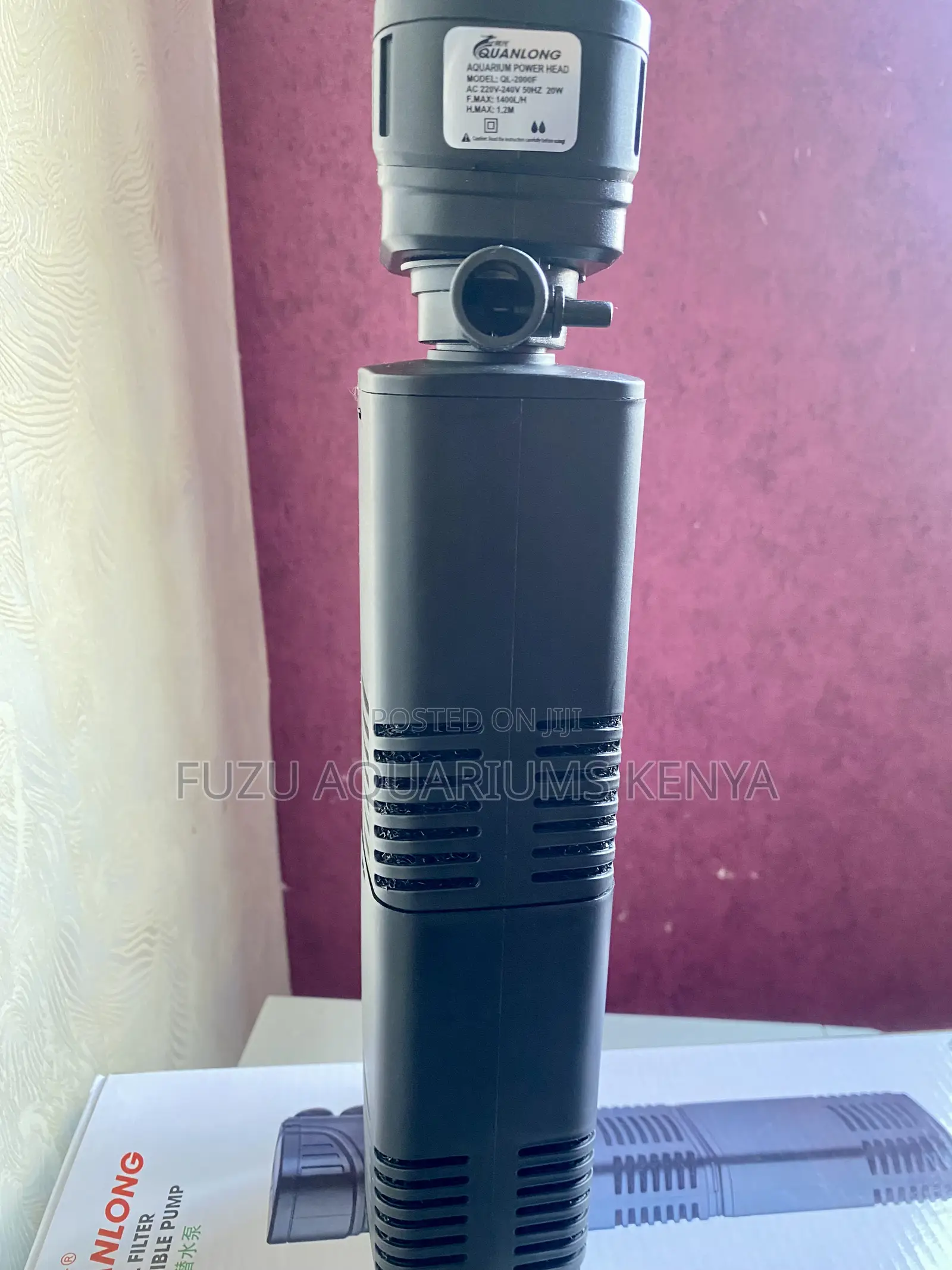 Internal Filter Pump – Low Power, High Flow