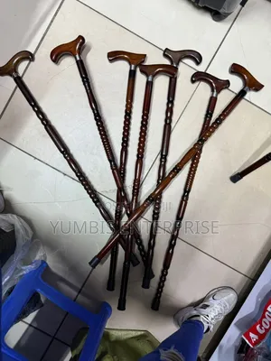 Wooden Strong Decorated Stylish Walking Canes/at Kwa