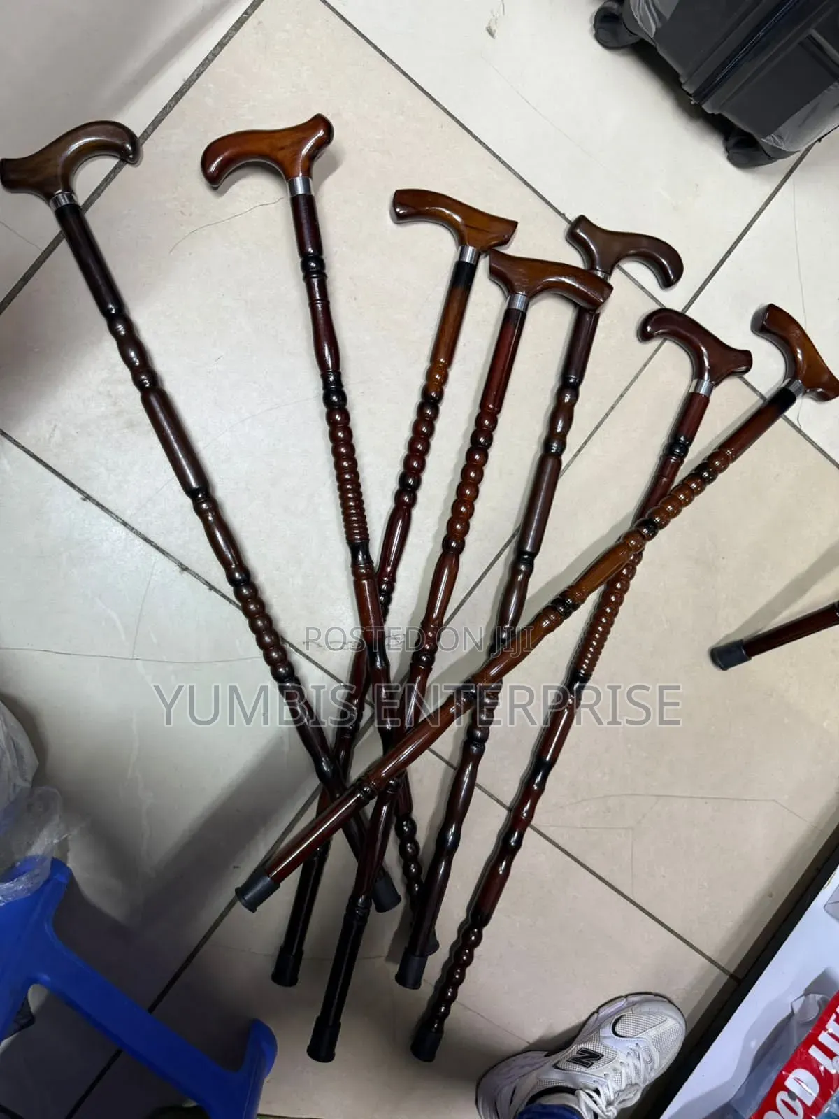 Wooden Strong Decorated Stylish Walking Canes/at Kwa