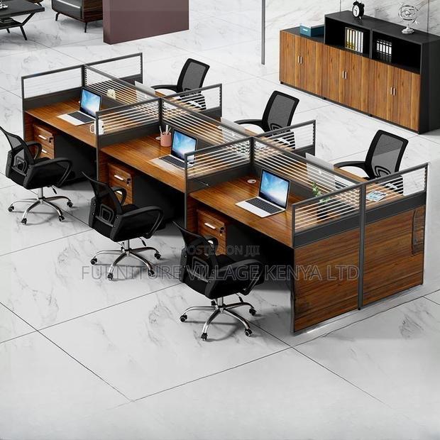 Workstation: 6-Seater Office Workstation Modular Design - thumbnail 2