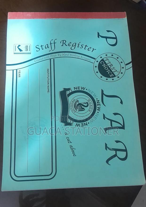 Staff Register - main view