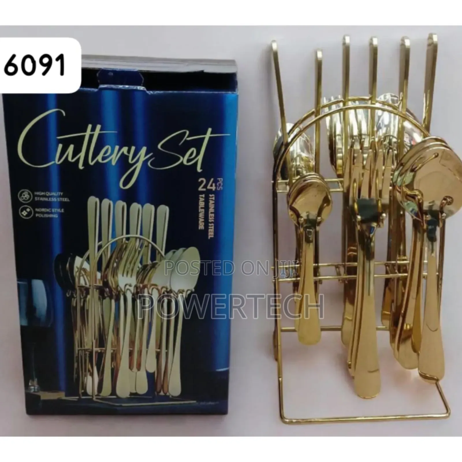 Golden Cutlery Set
