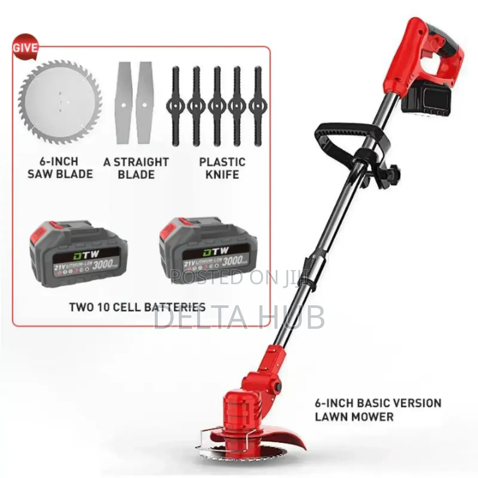 Highperformance Electric Lawn Mower Cordless/Batterypowered